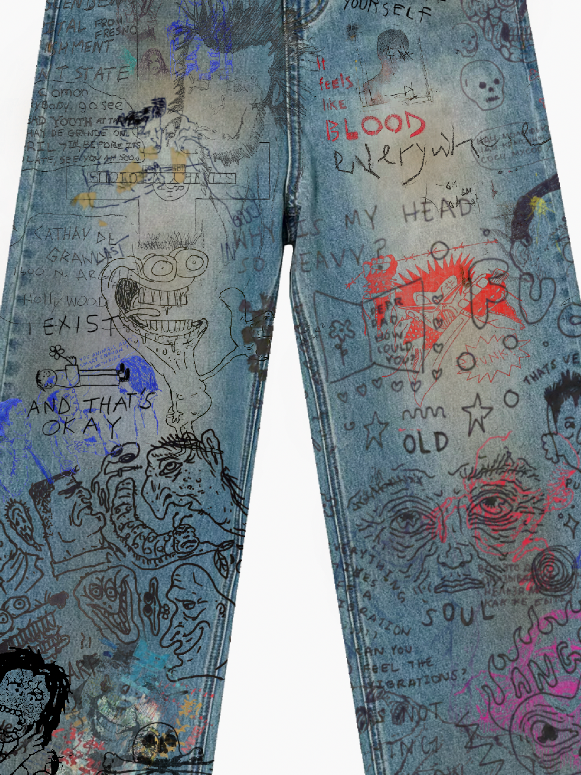 LOST ARMY — “MENTAL STATIC” DENIM