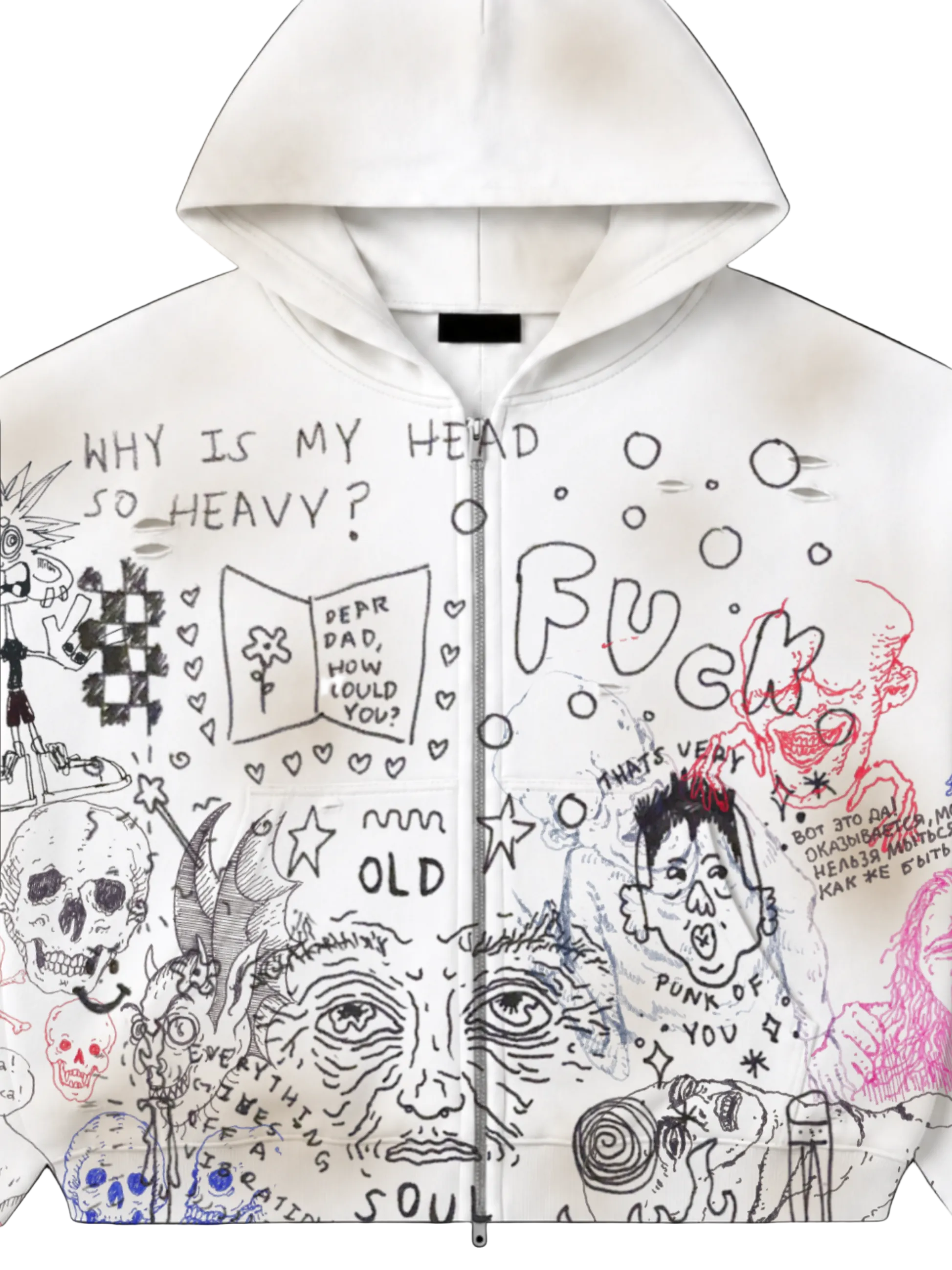 LOST ARMY — “Heavy Head” Zip Hoodie