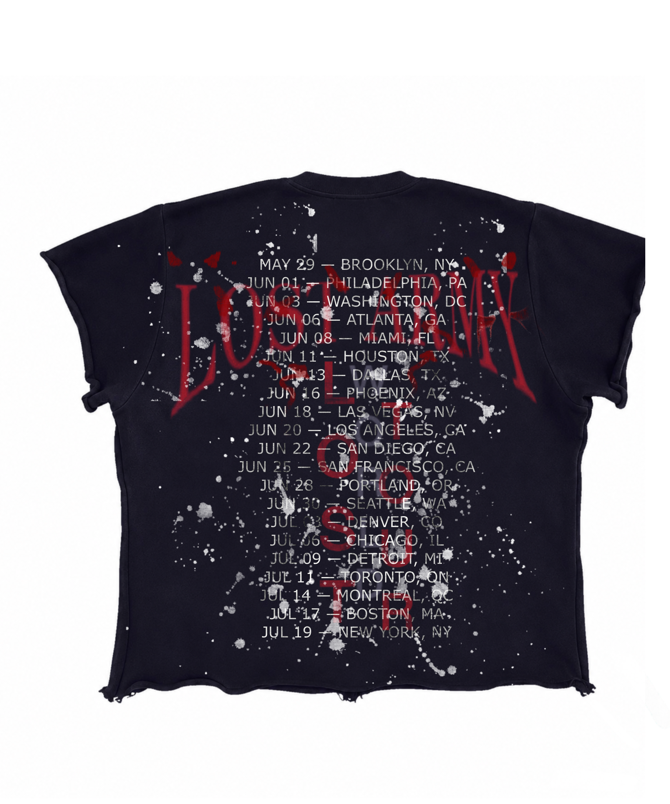 LOST ARMY – LOST ON TOUR TEE