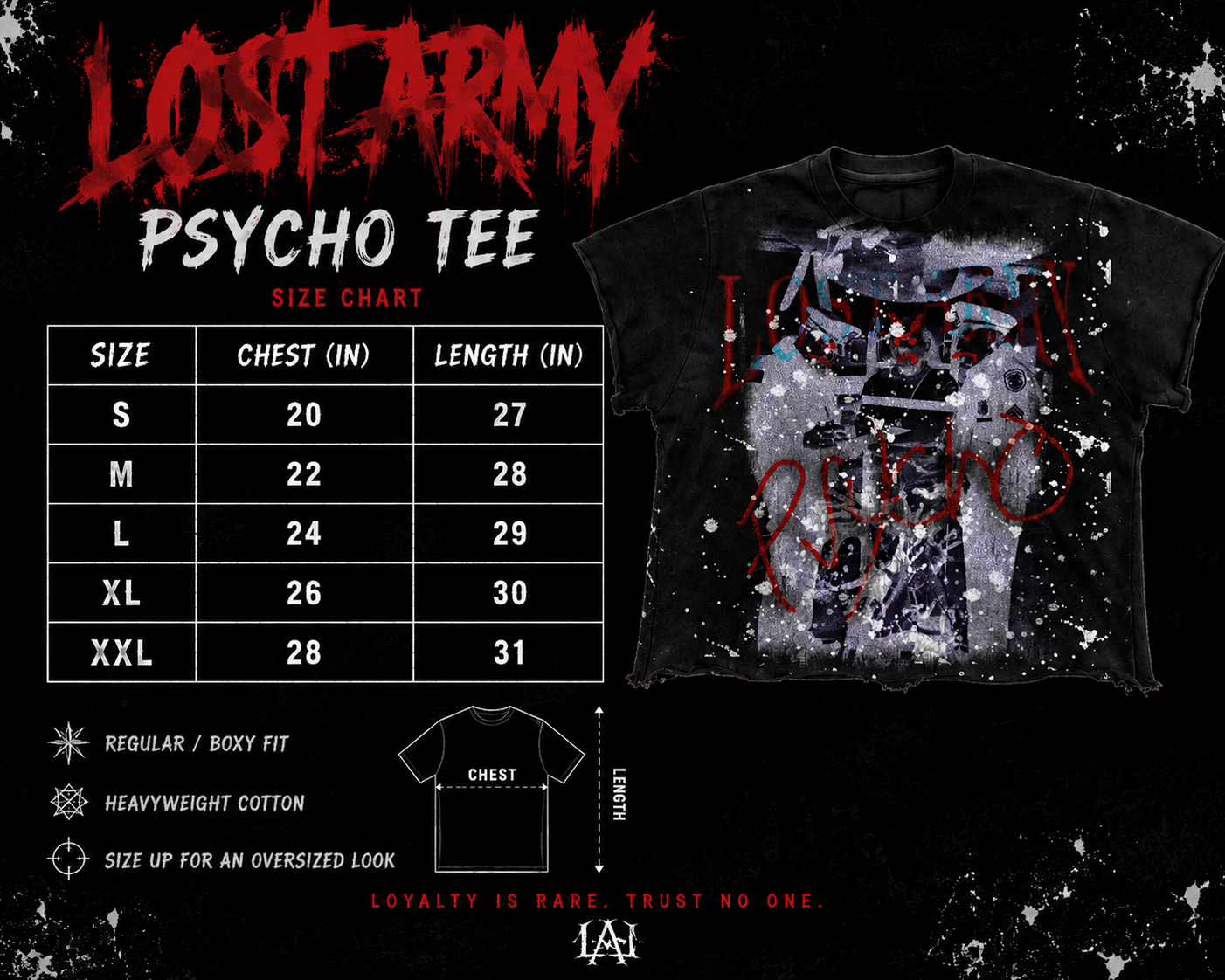 LOST ARMY - PSYCHO TEE