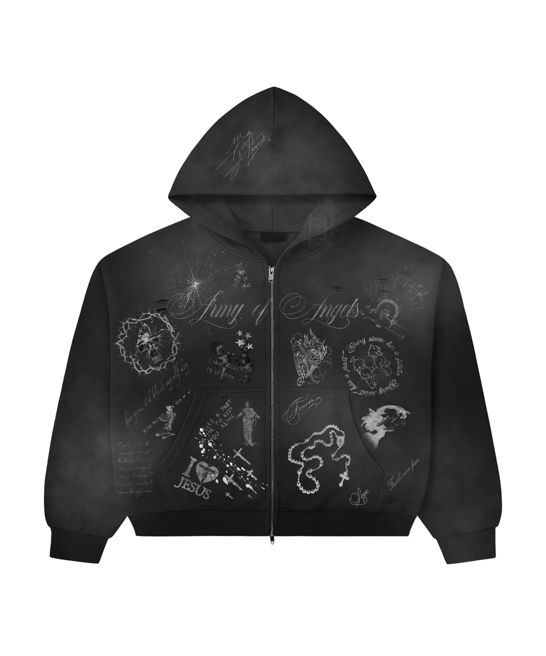 Army of Angels Zip Hoodie