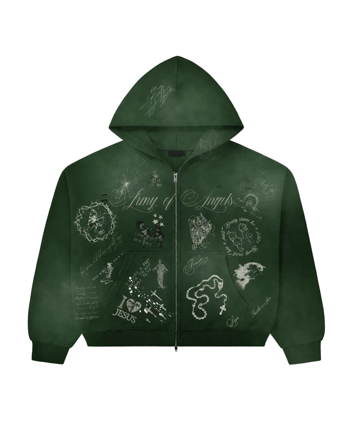 Army of Angels Zip Hoodie